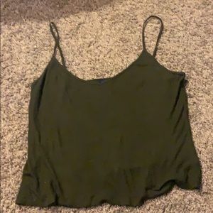 Green tank top